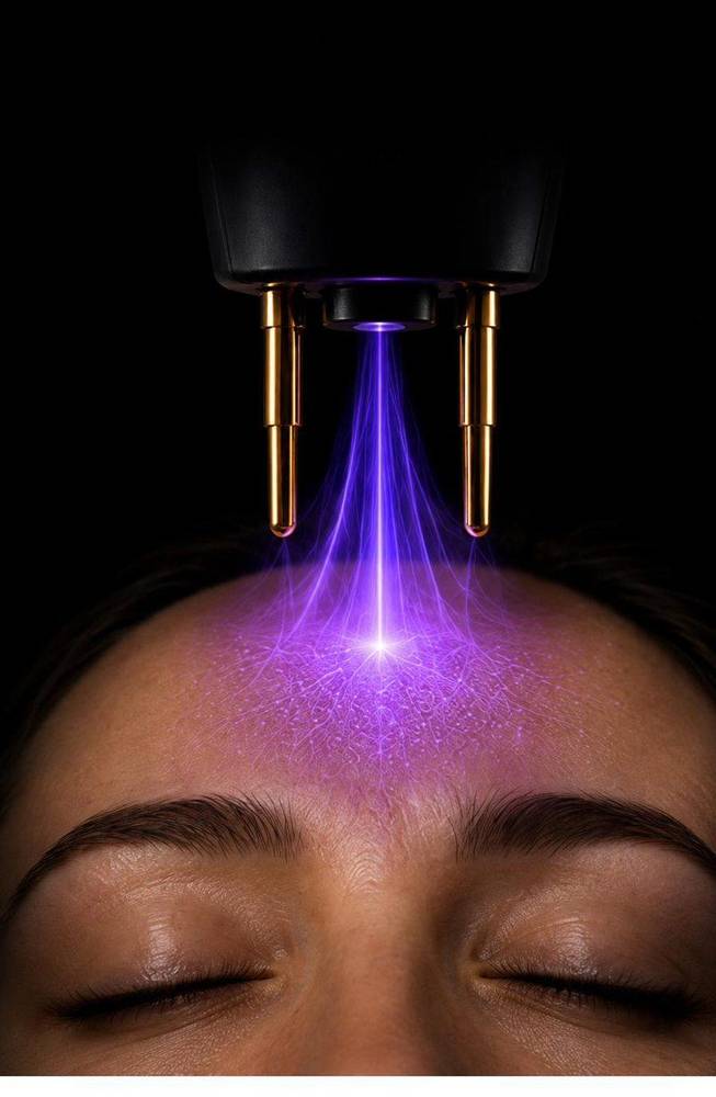 Plasma treatment — forehead